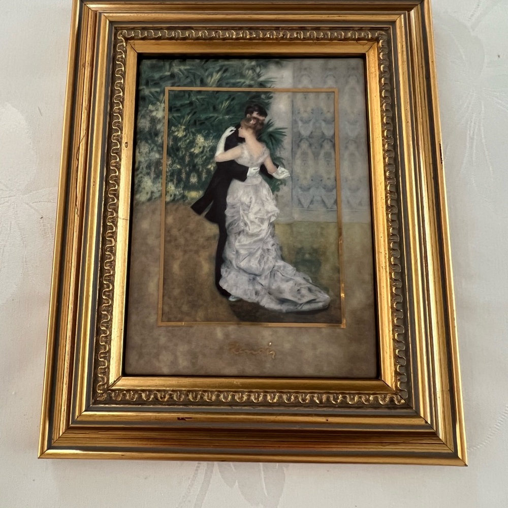 Elegant Gold Framed Art Print